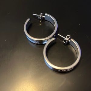 Tiffany &CO hoop earrings 925 Sterling Silver